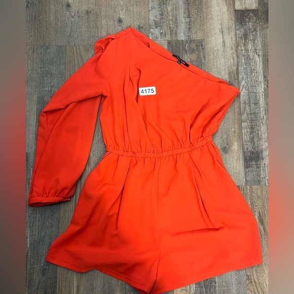 Sweet Rain Pants - Sweet rain large orange 20 p2p 3” inseam 30” length open arm jumpsuit. Romper